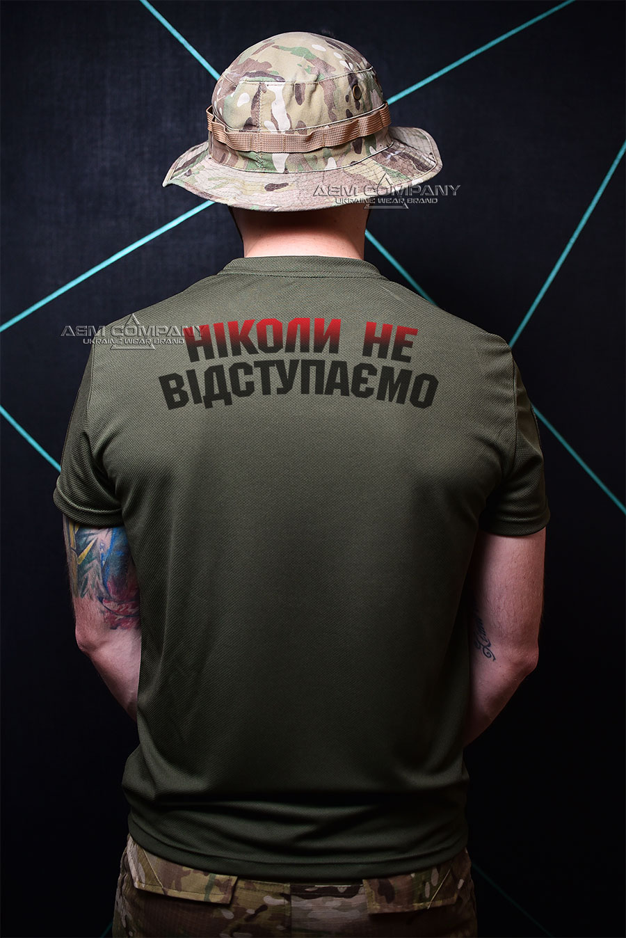 Футболка ЗСУ Coolmax ПІХОТА колір олива - Зображення 2