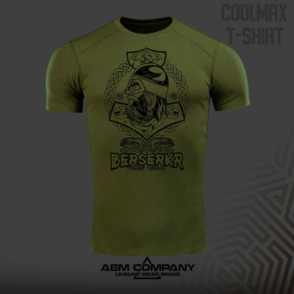 Футболка ЗСУ Coolmax BERSERKR колір олива