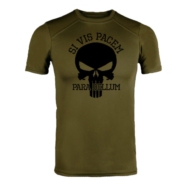 Футболка ЗСУ Coolmax PACEM PARABELLUM PUNISHER олива