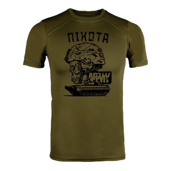 Футболка ЗСУ Coolmax ПІХОТА ARMY олива