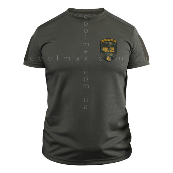 Тактична футболка CoolMax 92 Бригада CODE 9.2 олива