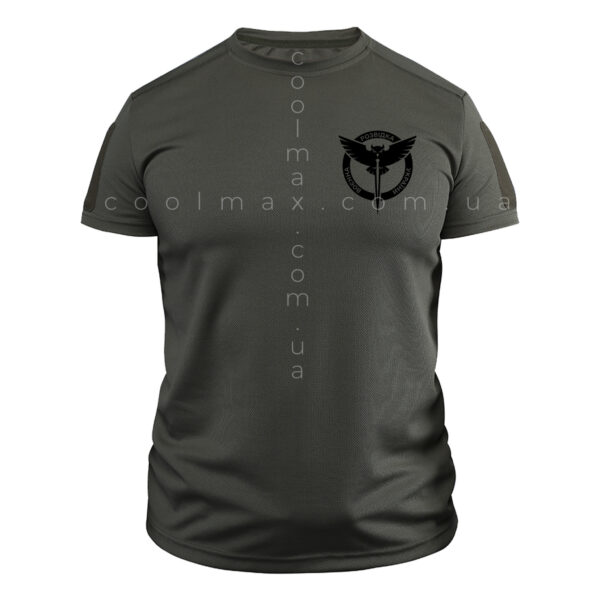 Тактична футболка CoolMax ГУР МО олива