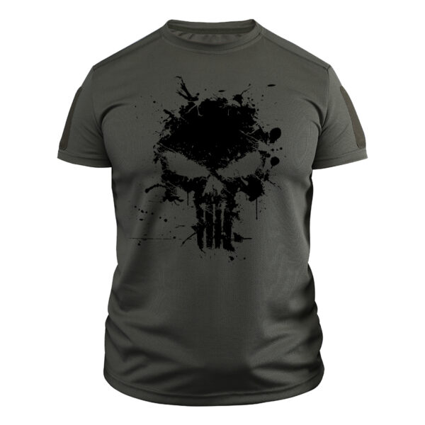 Тактична футболка CoolMax PUNISHER ЗСУ олива
