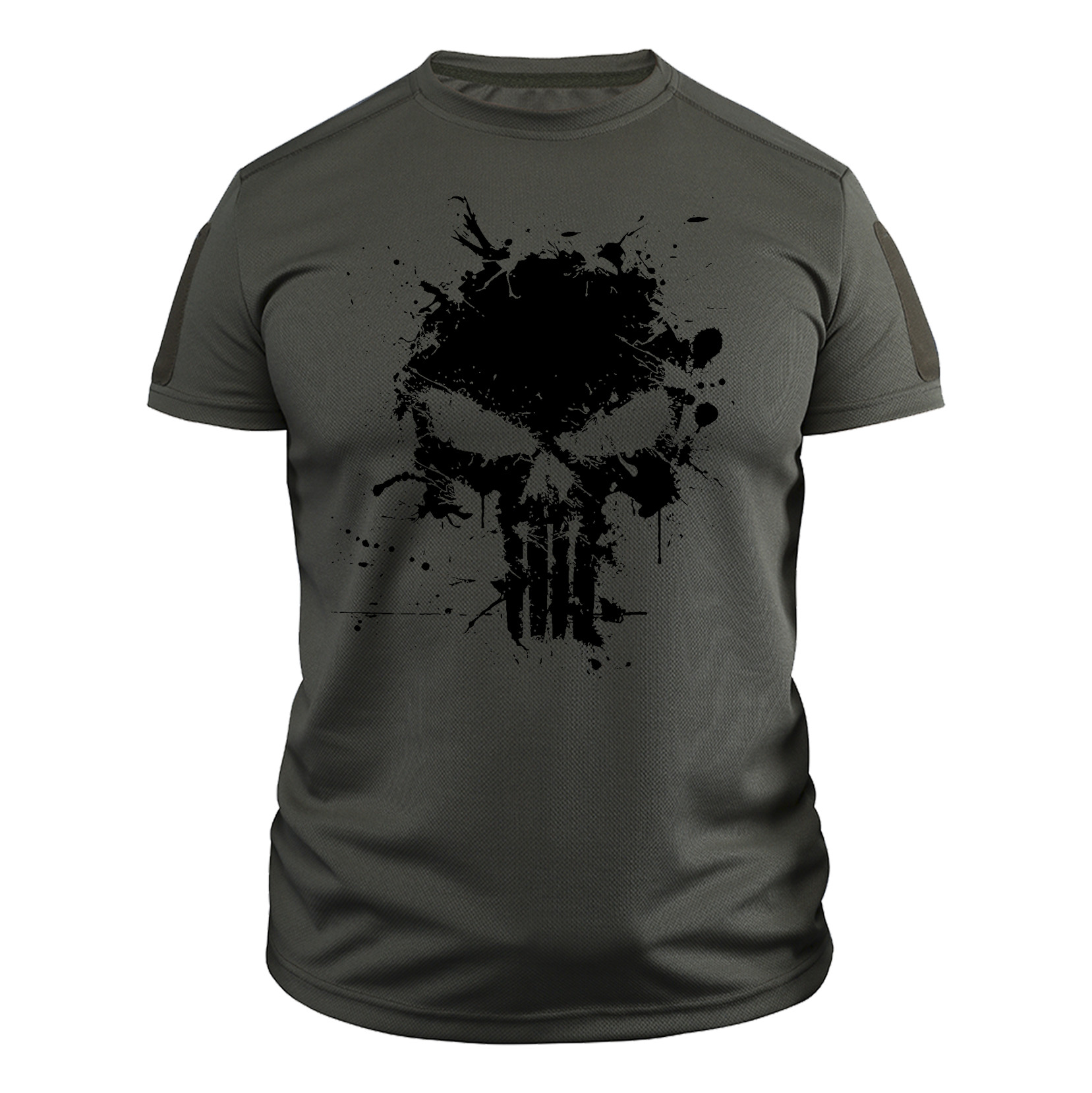 Тактична футболка CoolMax PUNISHER ЗСУ олива