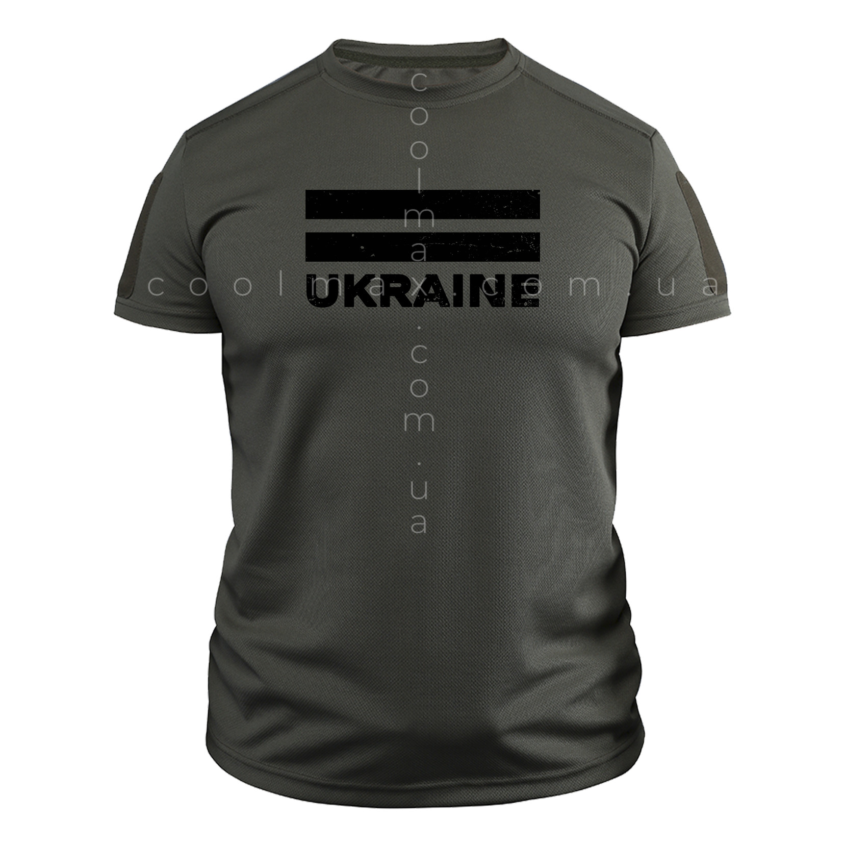 Тактична футболка CoolMax UKRAINE олива