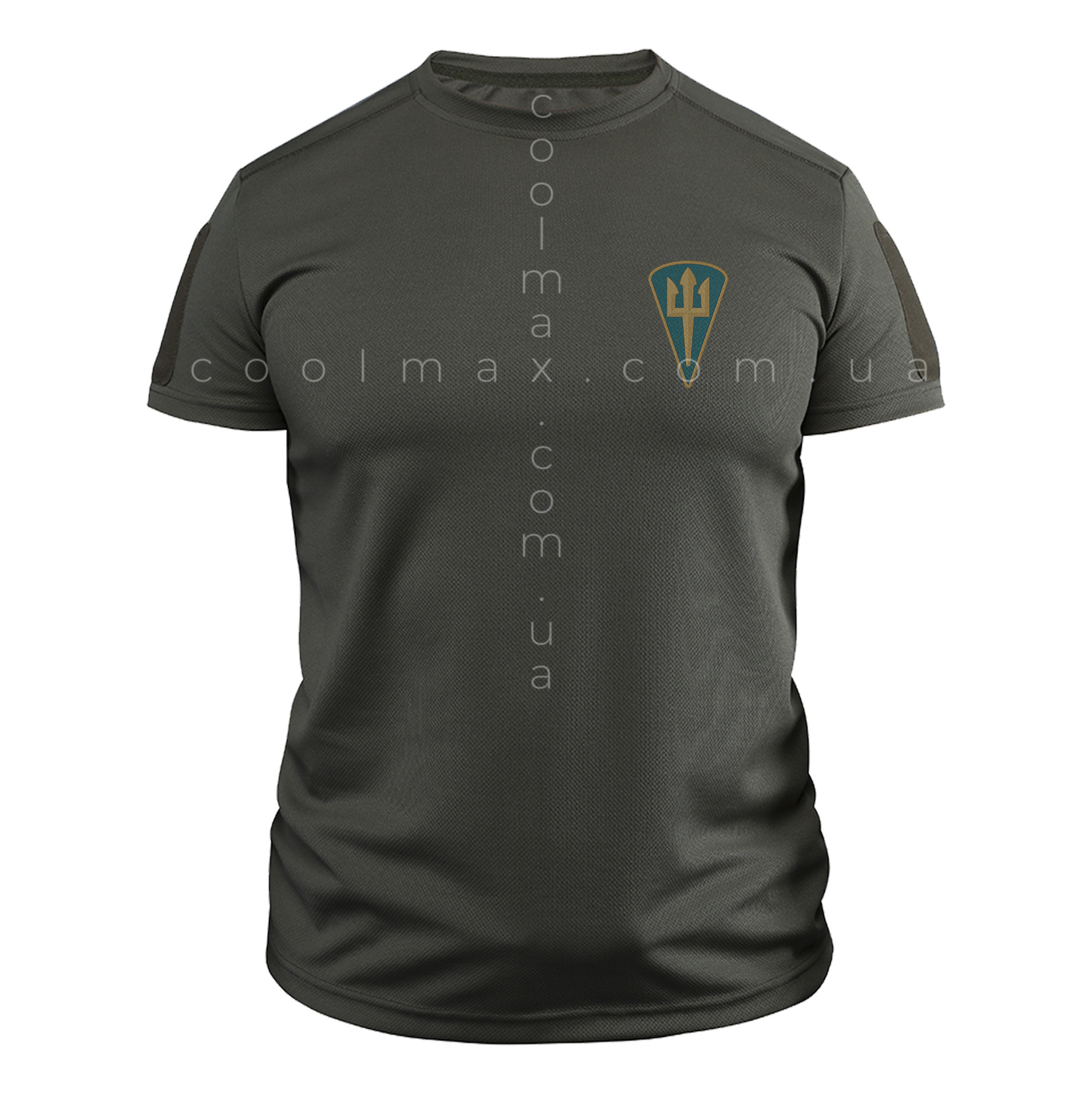 Тактична футболка CoolMax Морська піхота Україна олива