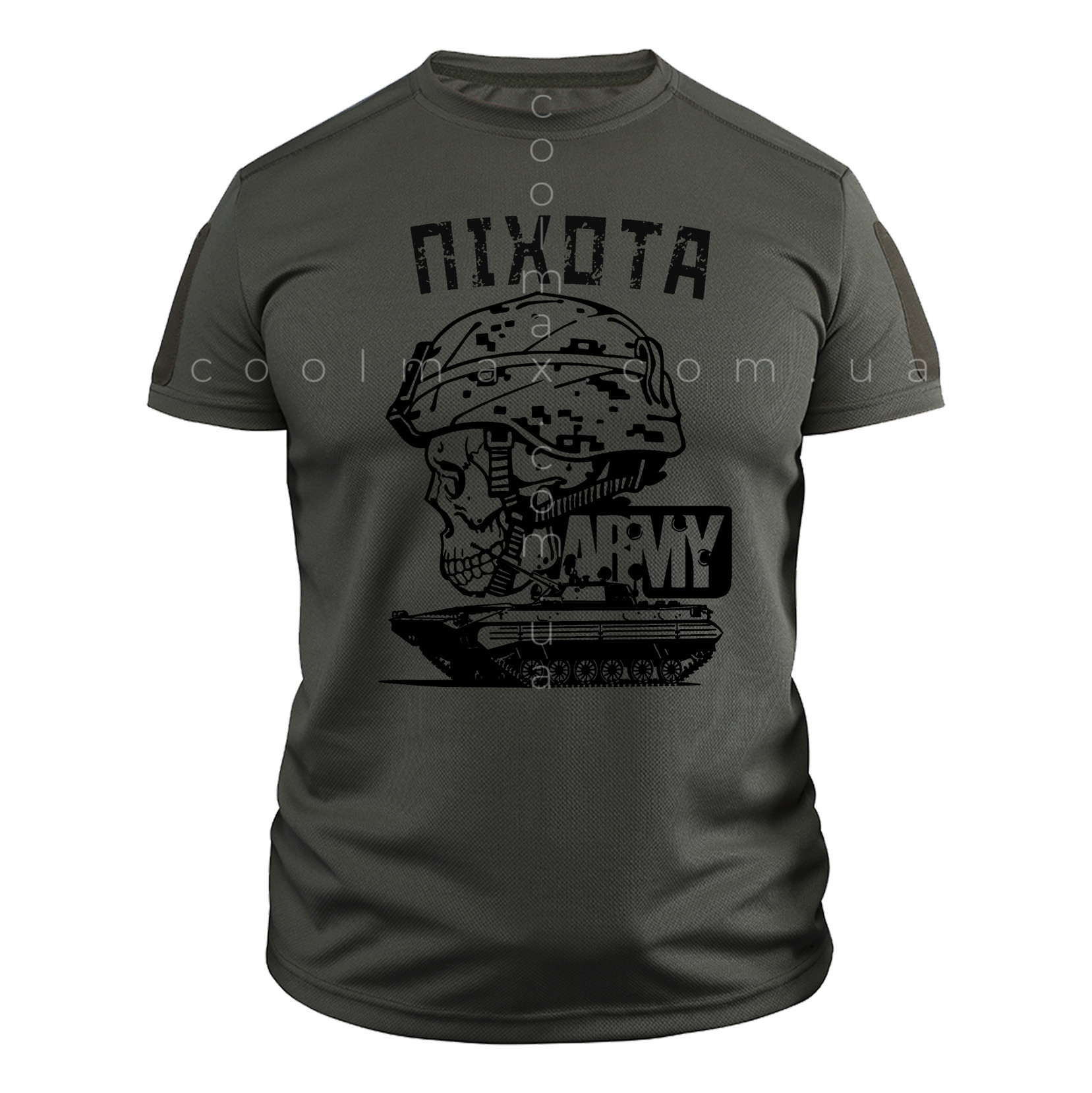 Тактична футболка CoolMax Піхота Україна олива