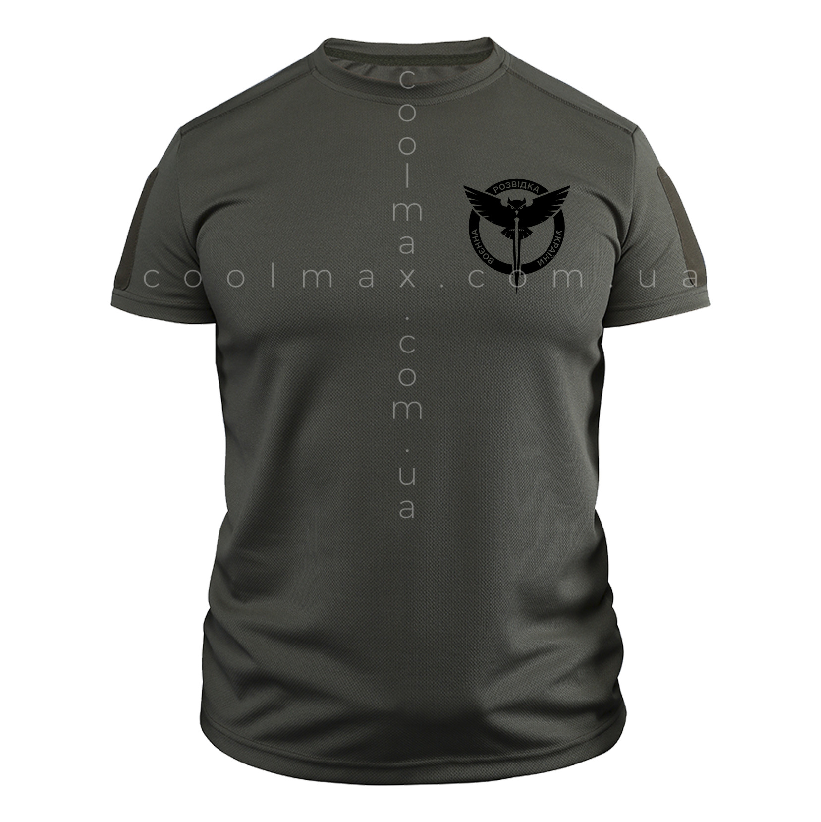 Тактична футболка CoolMax Розвідка ЗСУ олива Тактична футболка CoolMax Розвідка ЗСУ олива