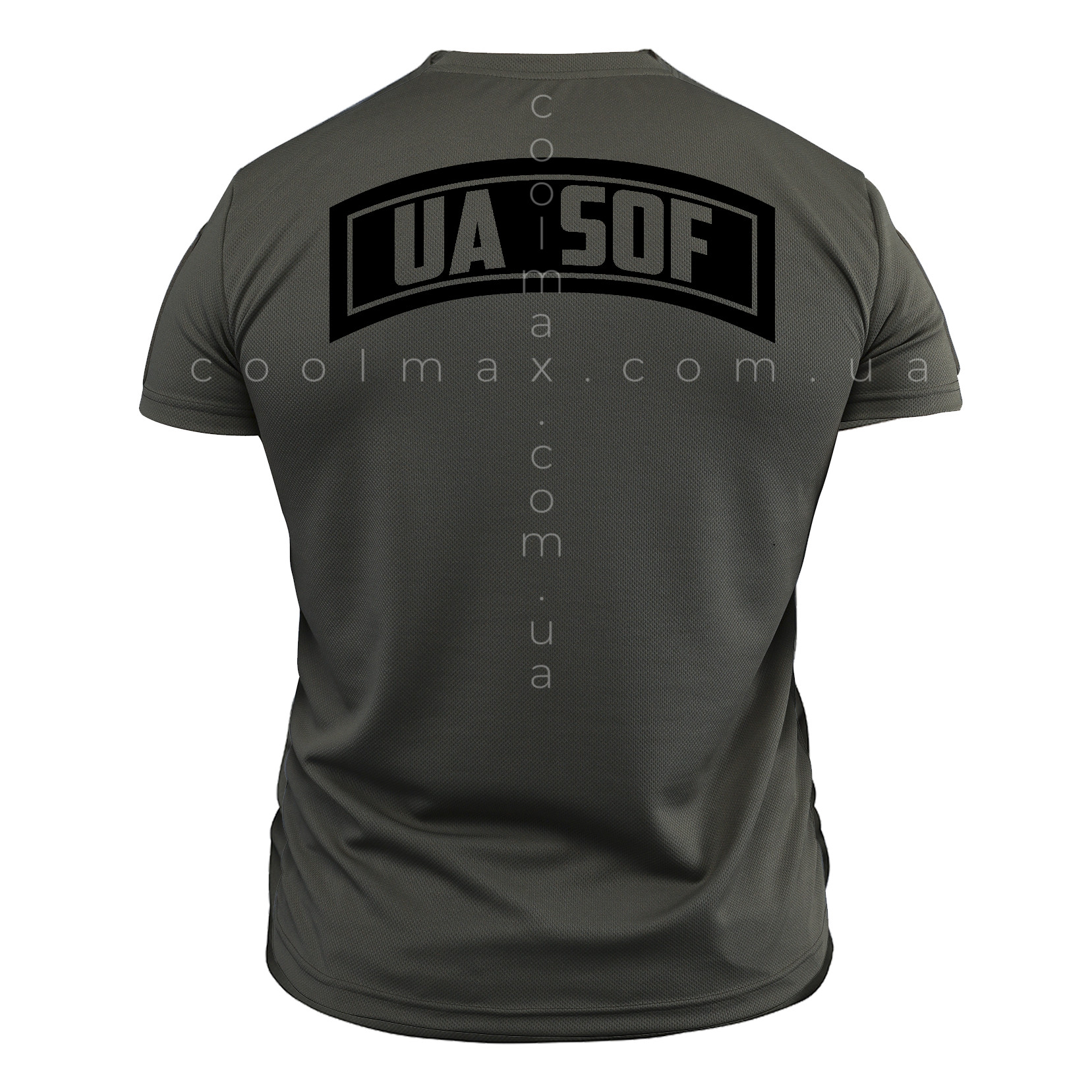 Тактична футболка CoolMax UA SOF олива - Зображення 2