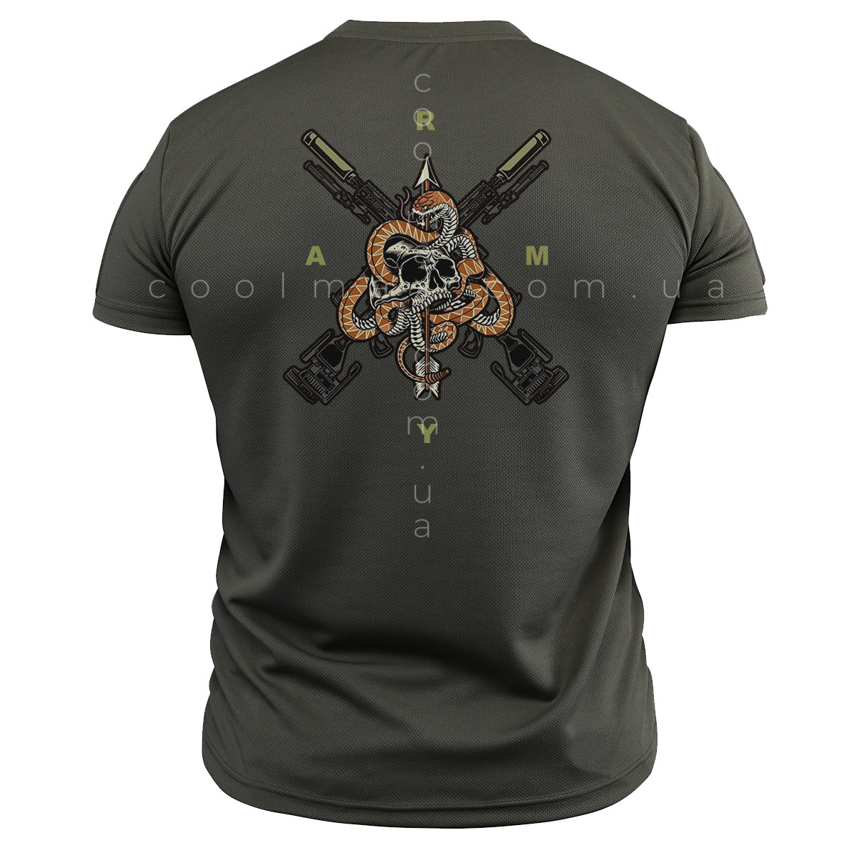Тактична футболка CoolMax ARMY олива - Зображення 2