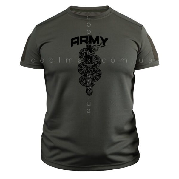 Тактична футболка CoolMax ARMY 2 олива