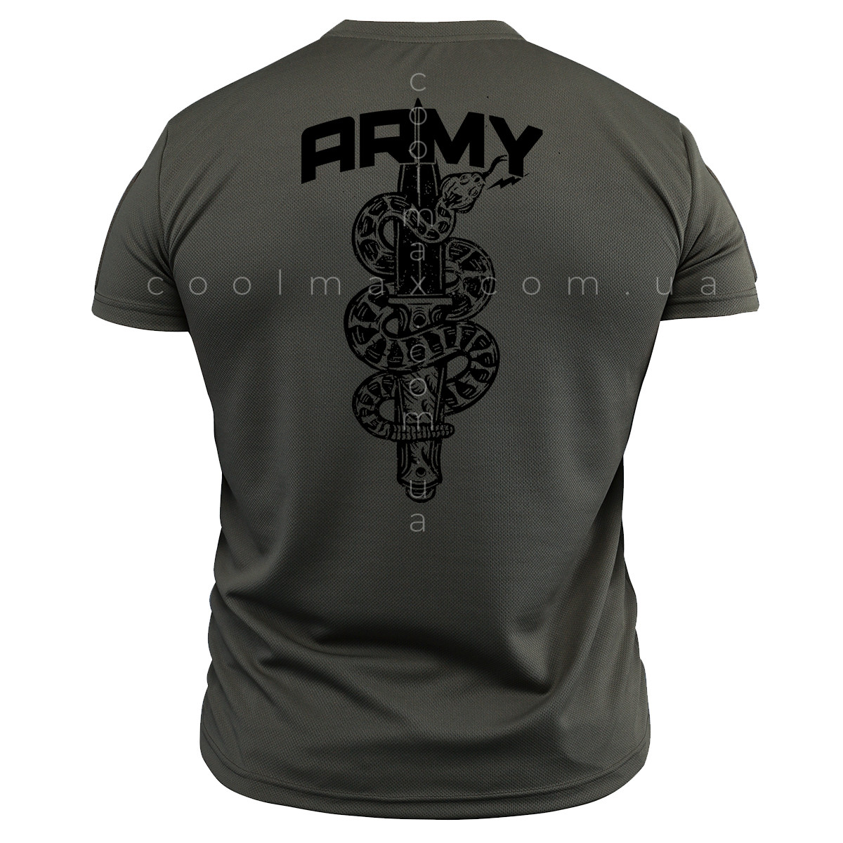 Тактична футболка CoolMax ARMY 2 олива - Зображення 2