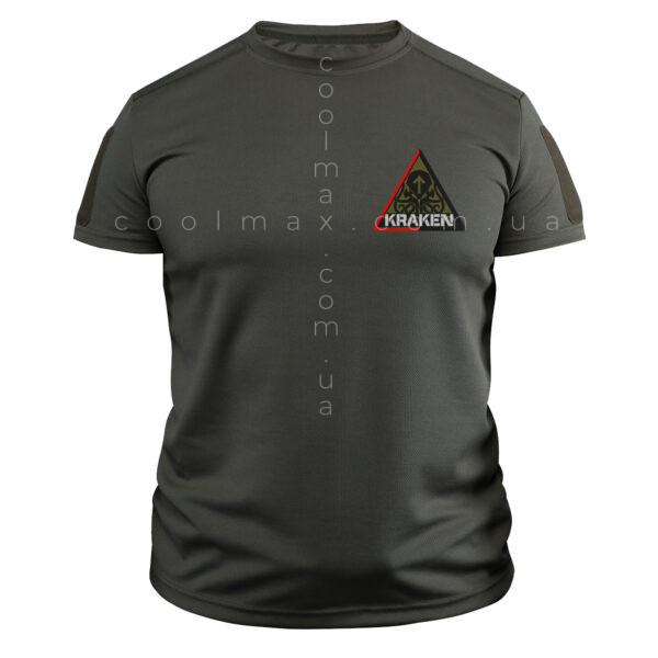 Тактична футболка CoolMax KRAKEN олива