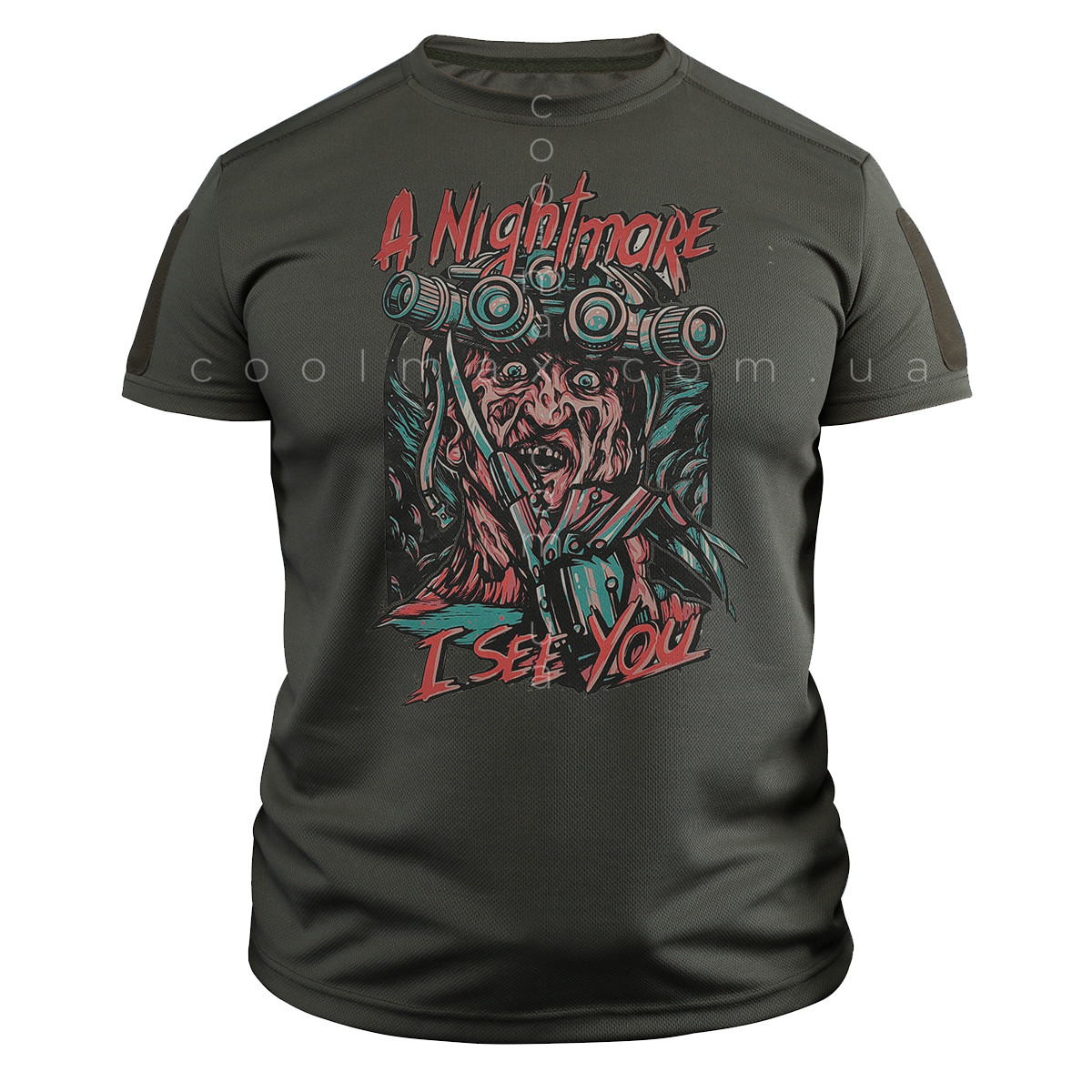 Тактична футболка CoolMax ССО nightmare олива