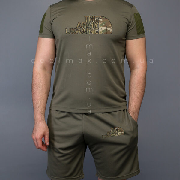 Комплект літній Coolmax футболка + шорти ARMY Олива