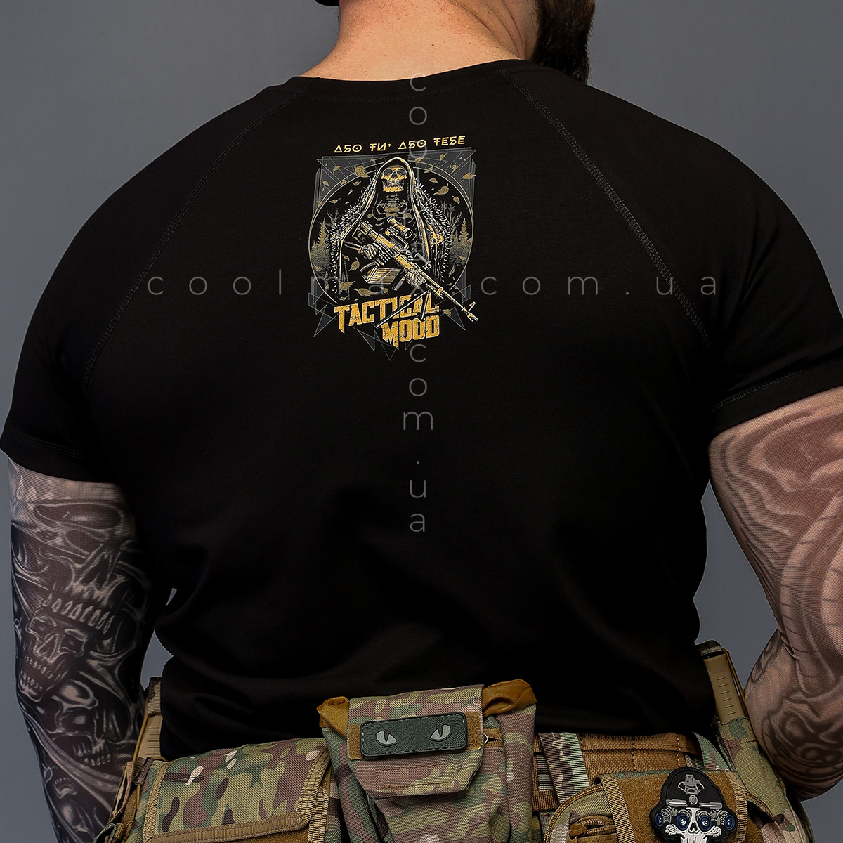 Тактична футболка Tactical Mood котон чорна