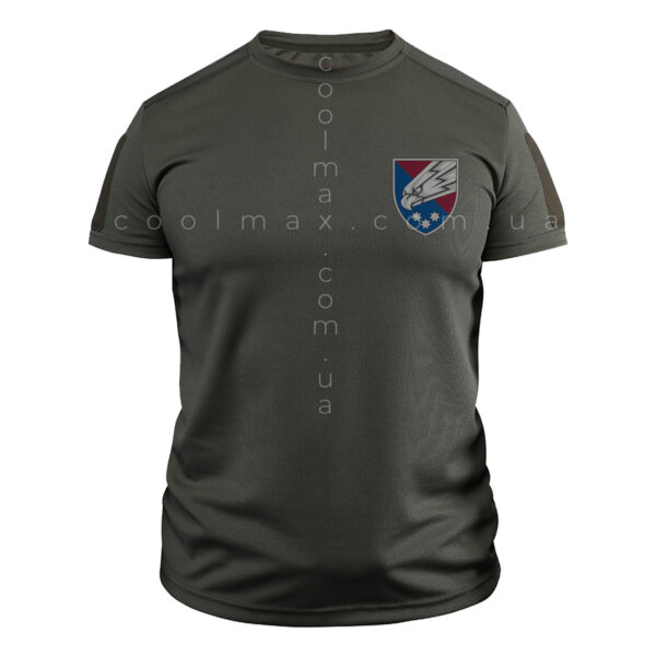 Тактична футболка CoolMax 25 Бригада ДШВ олива