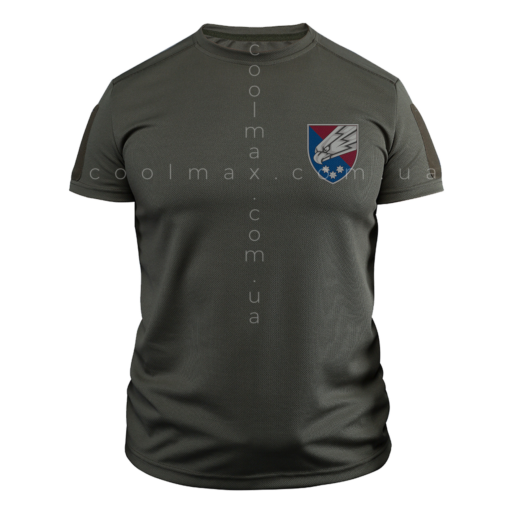 Тактична футболка CoolMax 25 Бригада ДШВ олива