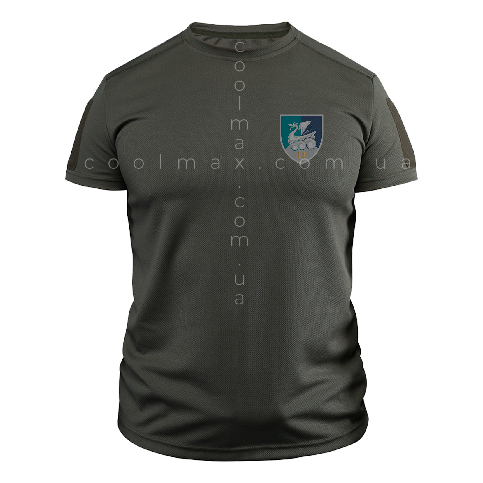 Тактична футболка CoolMax 36-та окрема бригада морської піхоти олива