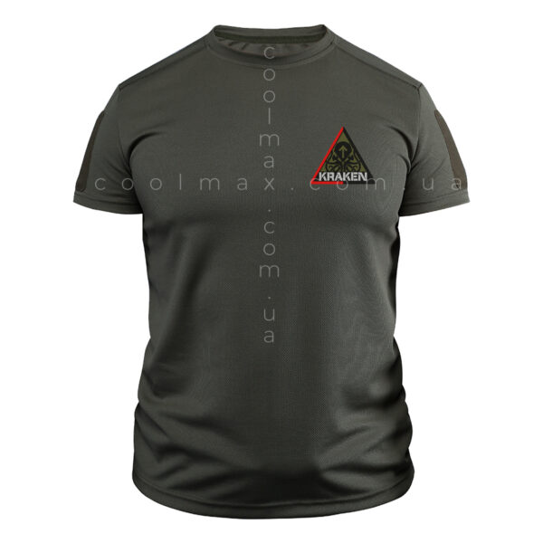 Тактична футболка CoolMax КРАКЕН олива