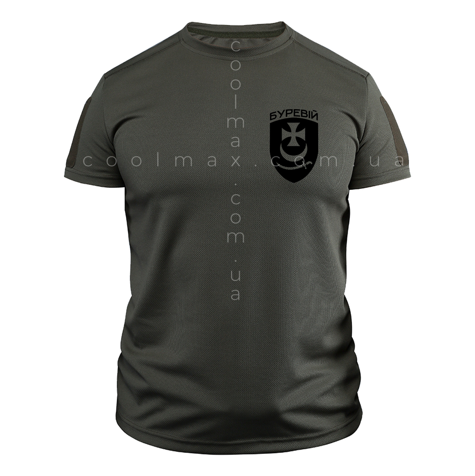 Тактична футболка CoolMax Бригада "Буревій" олива