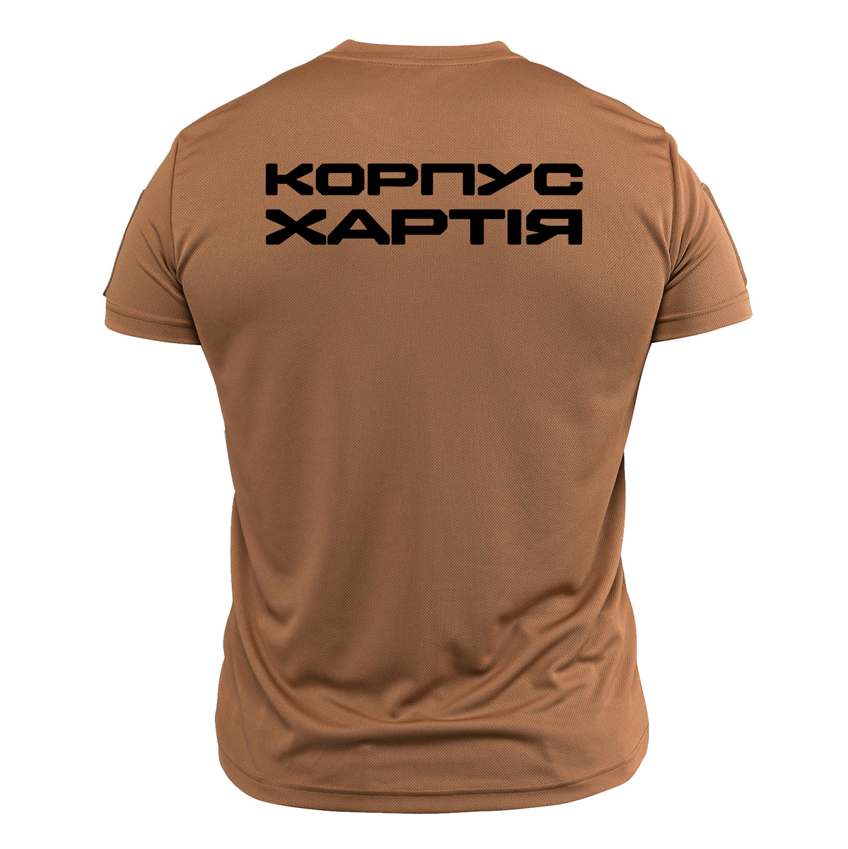 Тактична футболка CoolMax Корпус ХАРТІЯ НГУ койот Спина
